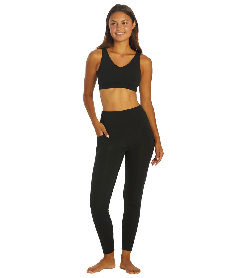 NEW ARRIVALS Everyday Yoga Uphold Solid High Waisted 7/8 Leggings With Pockets 25" Black 6 NEW ARRIVALS Everyday Yoga Uphold Solid High Waisted 7/8 Leggings With Pockets 25" Black