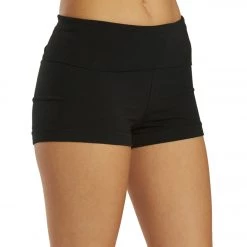 CLOTHING Hard Tail Rolldown Shorts Black
