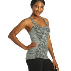 Hard Tail Hip Shirred Butterfly Tank Bullet CLOTHING