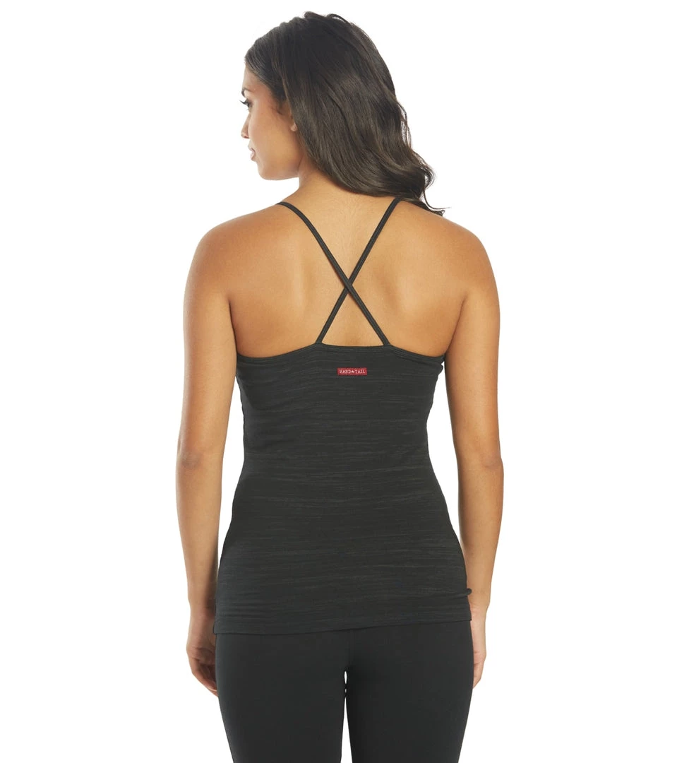 Hard Tail Criss Cross Tank Black CLOTHING 5 Hard Tail Criss Cross Tank Black CLOTHING