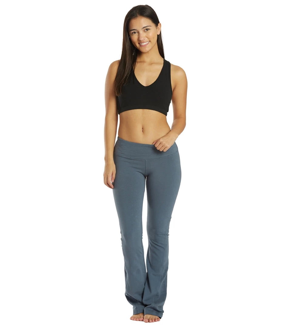 Hard Tail Flare Bootcut Flat Waist Pant Steel Blue CLOTHING 6 Hard Tail Flare Bootcut Flat Waist Pant Steel Blue CLOTHING