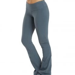 Hard Tail Flare Bootcut Flat Waist Pant Steel Blue CLOTHING 13 Hard Tail Flare Bootcut Flat Waist Pant Steel Blue CLOTHING