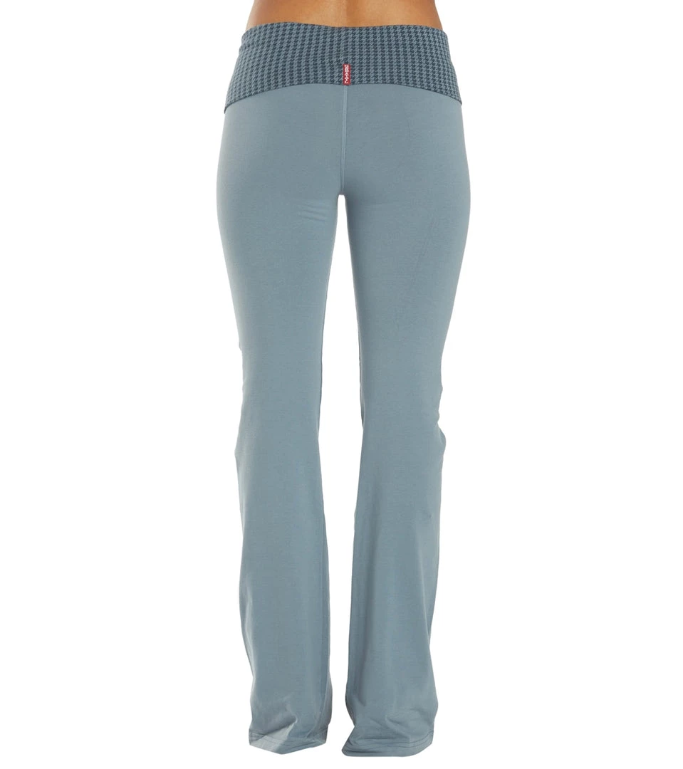 Hard Tail Contour Rolldown Bootleg Flare Pant Steel Blue CLOTHING 5 Hard Tail Contour Rolldown Bootleg Flare Pant Steel Blue CLOTHING