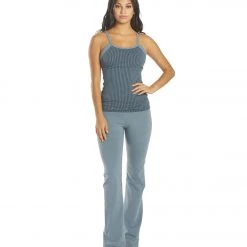 Hard Tail Contour Rolldown Bootleg Flare Pant Steel Blue CLOTHING 12 Hard Tail Contour Rolldown Bootleg Flare Pant Steel Blue CLOTHING