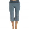 Hard Tail Contour Rolldown V-Split Capris CLOTHING 1 Hard Tail Contour Rolldown V-Split Capris CLOTHING