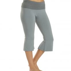 Hard Tail Contour Rolldown V-Split Capris Bullet CLOTHING