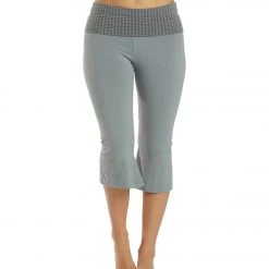 Hard Tail Contour Rolldown V-Split Capris Bullet CLOTHING