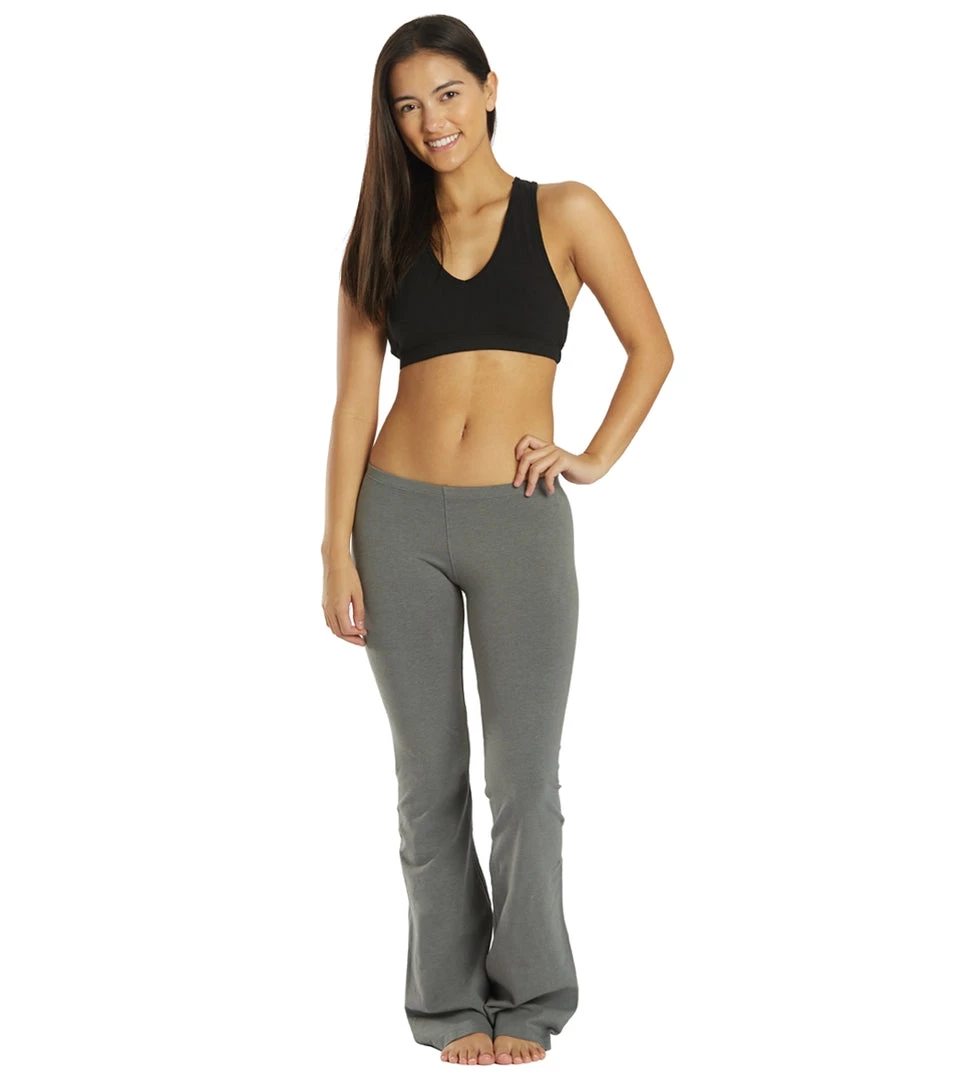 CLOTHING Hard Tail Low Rise Bellbottoms Black Heather 6 CLOTHING Hard Tail Low Rise Bellbottoms Black Heather