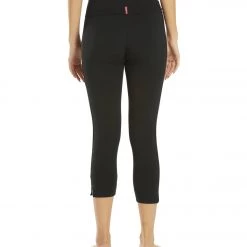 Hard Tail Rolldown Pedal Pusher Capris Black