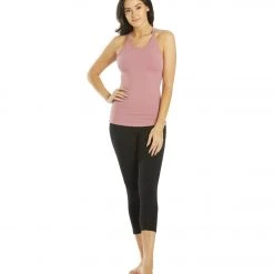 Hard Tail Rolldown Pedal Pusher Capris Black