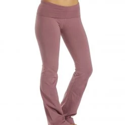 CLOTHING Hard Tail Rolldown Superlow Bootleg Flare Crush Heather