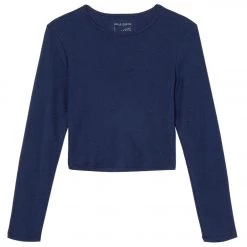 CLOTHING Bella + Canvas Long Sleeve Micro Rib Tee Solid Ink Blend 11 CLOTHING Bella + Canvas Long Sleeve Micro Rib Tee Solid Ink Blend