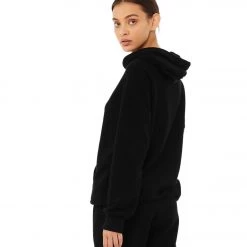 CLOTHING Bella + Canvas Sueded Hoodie Black