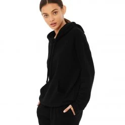 CLOTHING Bella + Canvas Sueded Hoodie Black
