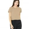 Bella + Canvas The Crop Tee Driftwood