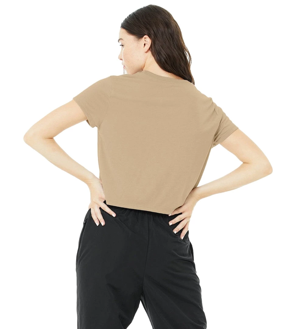 Bella + Canvas The Crop Tee Driftwood 5 Bella + Canvas The Crop Tee Driftwood