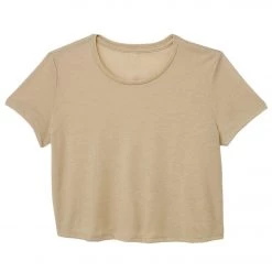 Bella + Canvas The Crop Tee Driftwood 11 Bella + Canvas The Crop Tee Driftwood