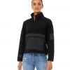 CLOTHING Bella + Canvas Sueded 1/2 Zip Pullover Black