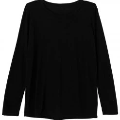 Bella + Canvas Daily Long Sleeve Tee Black CLOTHING 11 Bella + Canvas Daily Long Sleeve Tee Black CLOTHING