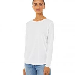 CLOTHING Bella + Canvas Daily Long Sleeve Tee White