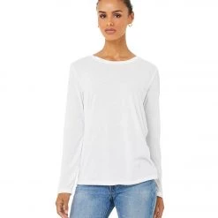 CLOTHING Bella + Canvas Daily Long Sleeve Tee White