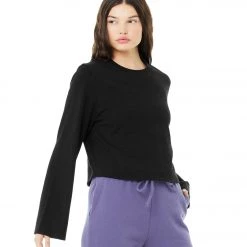 Bella + Canvas Cult Long Sleeve Tee Black