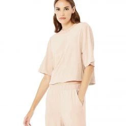 CLOTHING Bella + Canvas Velour Cult Tee Putty