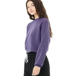 Bella + Canvas Raglan Sweatshirt Wisteria CLOTHING