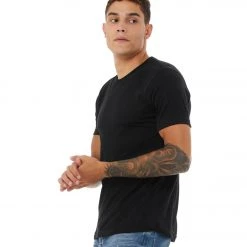 Bella + Canvas Triblend Crew Tee Solid Black Triblend