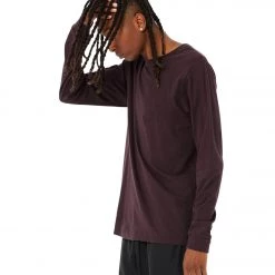 Bella + Canvas Sueded Airlume Long Sleeve Tee Java CLOTHING