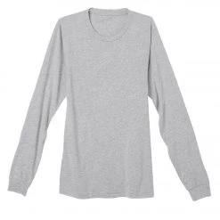 CLOTHING Bella + Canvas Sueded Airlume Long Sleeve Tee Athletic Heather