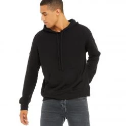 Bella + Canvas DTM Street Hoodie Black CLOTHING