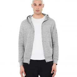 CLOTHING Bella + Canvas Total Zip Hoodie Athletic Heather