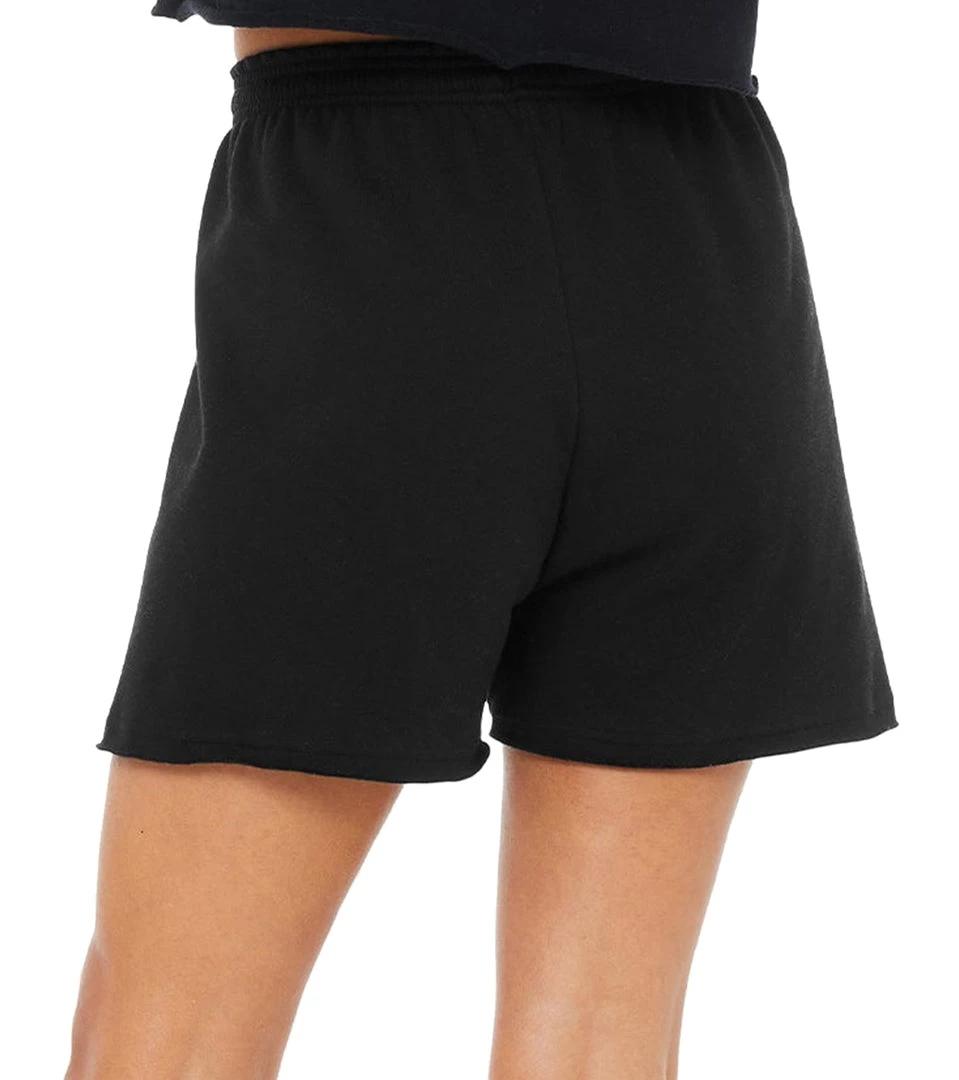 Bella + Canvas Sweatshort Black CLOTHING 5 Bella + Canvas Sweatshort Black CLOTHING