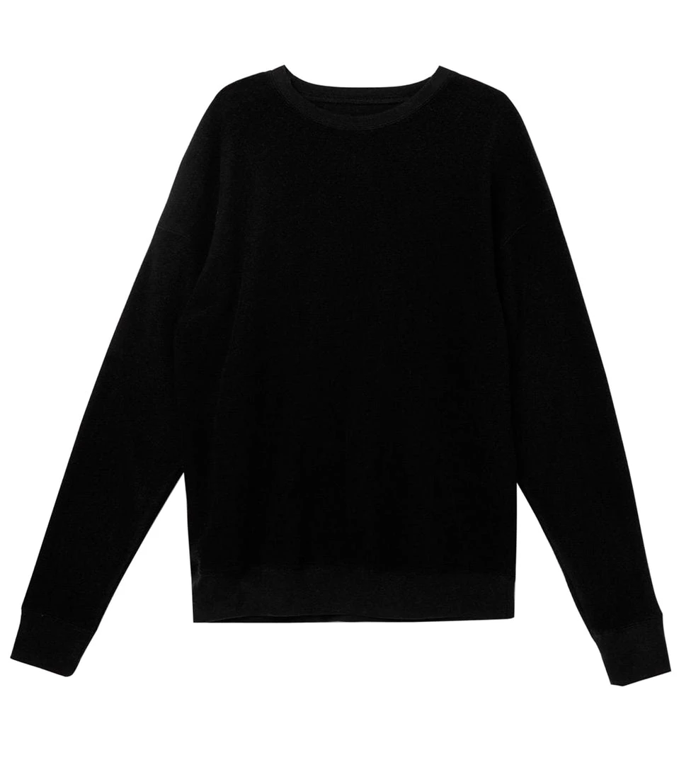 CLOTHING Bella + Canvas Sueded Crew Sweatshirt Black 6 CLOTHING Bella + Canvas Sueded Crew Sweatshirt Black