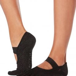 Toesox Organic Mia Grip Full Toe Socks Eve 7 Toesox Organic Mia Grip Full Toe Socks Eve