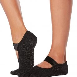 Toesox Organic Mia Grip Full Toe Socks Gala ACCESSORIES