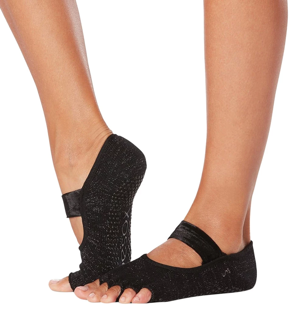 Toesox Mia Grip Half Toe Socks Gala ACCESSORIES 3 Toesox Mia Grip Half Toe Socks Gala ACCESSORIES