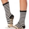 Toesox Crew Full Toe Grip Socks Modernism 2 Toesox Crew Full Toe Grip Socks Modernism