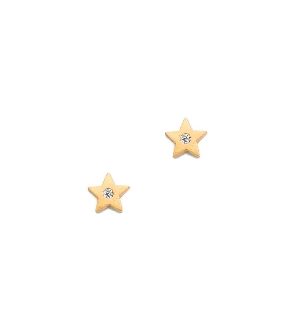 ACCESSORIES TAI Jewelry Simple Star Studs Gold 3 ACCESSORIES TAI Jewelry Simple Star Studs Gold