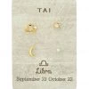 TAI Jewelry Constellation Stud Pack Libra ACCESSORIES