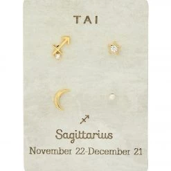ACCESSORIES TAI Jewelry Constellation Stud Pack Sagittarius