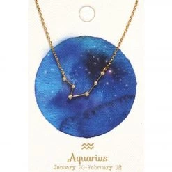 TAI Jewelry Constellation Necklace Aquarius