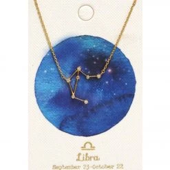 ACCESSORIES TAI Jewelry Constellation Necklace Libra