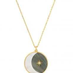 ACCESSORIES TAI Jewelry Star And Moon Necklace