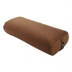 Hugger Mugger Standard Solid Yoga Bolster Brown YOGA MATS & PROPS