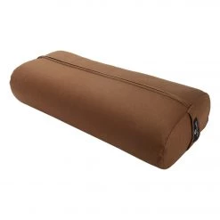 Hugger Mugger Standard Solid Yoga Bolster Brown YOGA MATS & PROPS