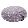 Hugger Mugger Zafu Printed Yoga Meditation Cushion Celestial Plum