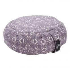 Hugger Mugger Zafu Printed Yoga Meditation Cushion Celestial Plum