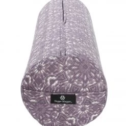 Hugger Mugger Round Printed Yoga Bolster Celestial Plum YOGA MATS & PROPS